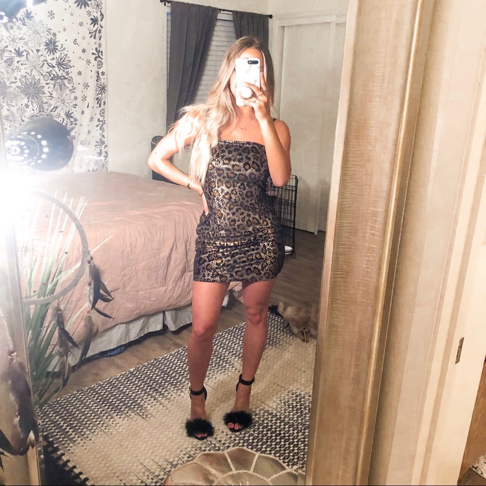 Cheetah Bodycon Dress